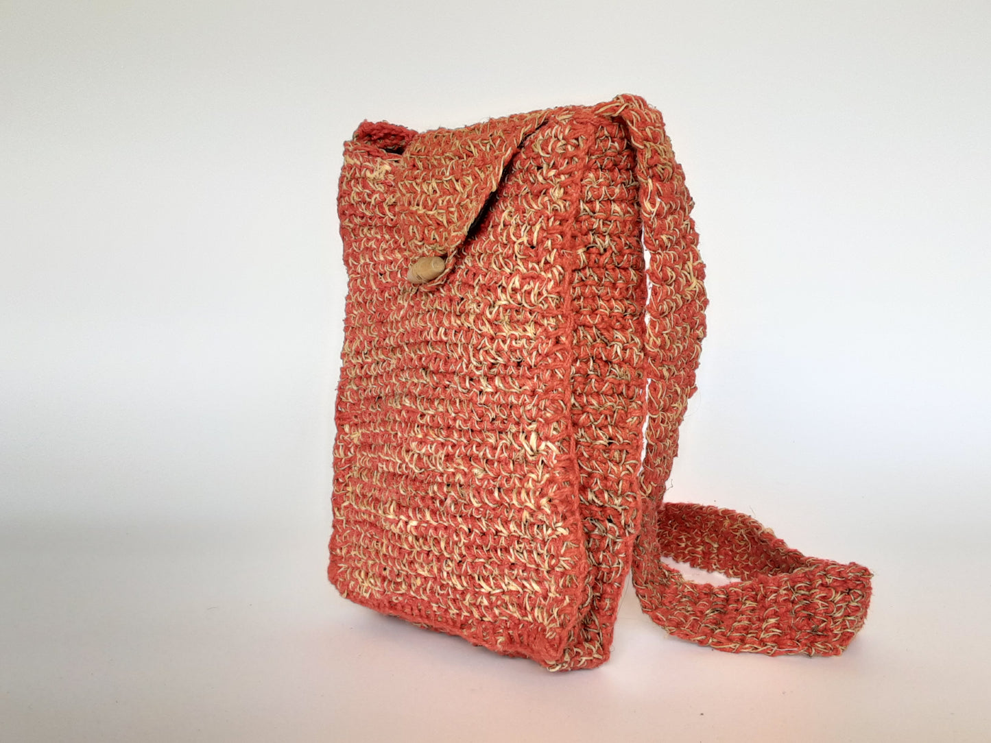 Hemp Crochet Crossbody / Shoulder Purse