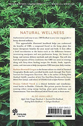 CBD Handbook Recipes for Natural Living By: Barbara Brownell Grogan, Deanna Gabriel Vierck