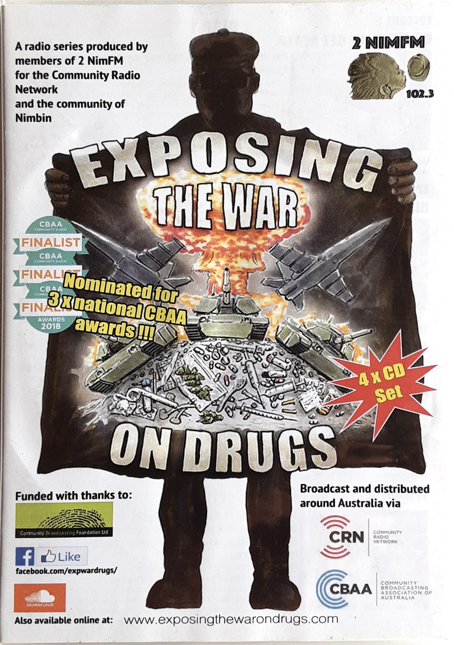 Exposing the War on Drugs by NIM-FM / 4 x CD Set