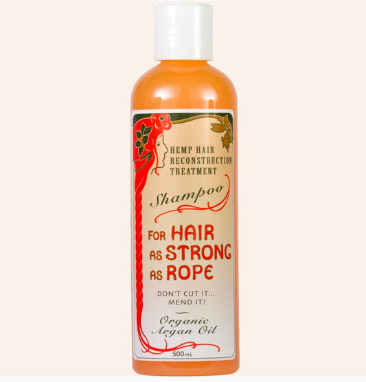 for hair as strong as rope shampoo with argan oil