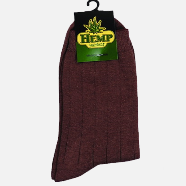 Men’s Hemp Cotton Regular Socks - Khaki
