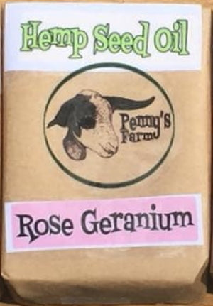 Goat Milk & Hemp Seed Oil Soap / Rose Geranium