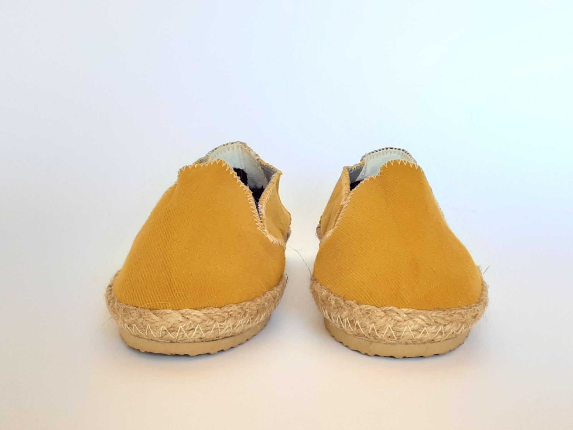 Hemp Handmade Slip-On Shoes / Mustard