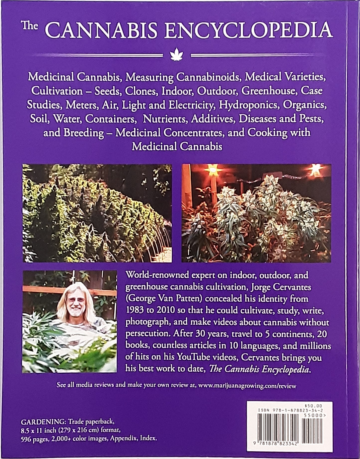 The Cannabis Encyclopedia by Jorge Cervantes