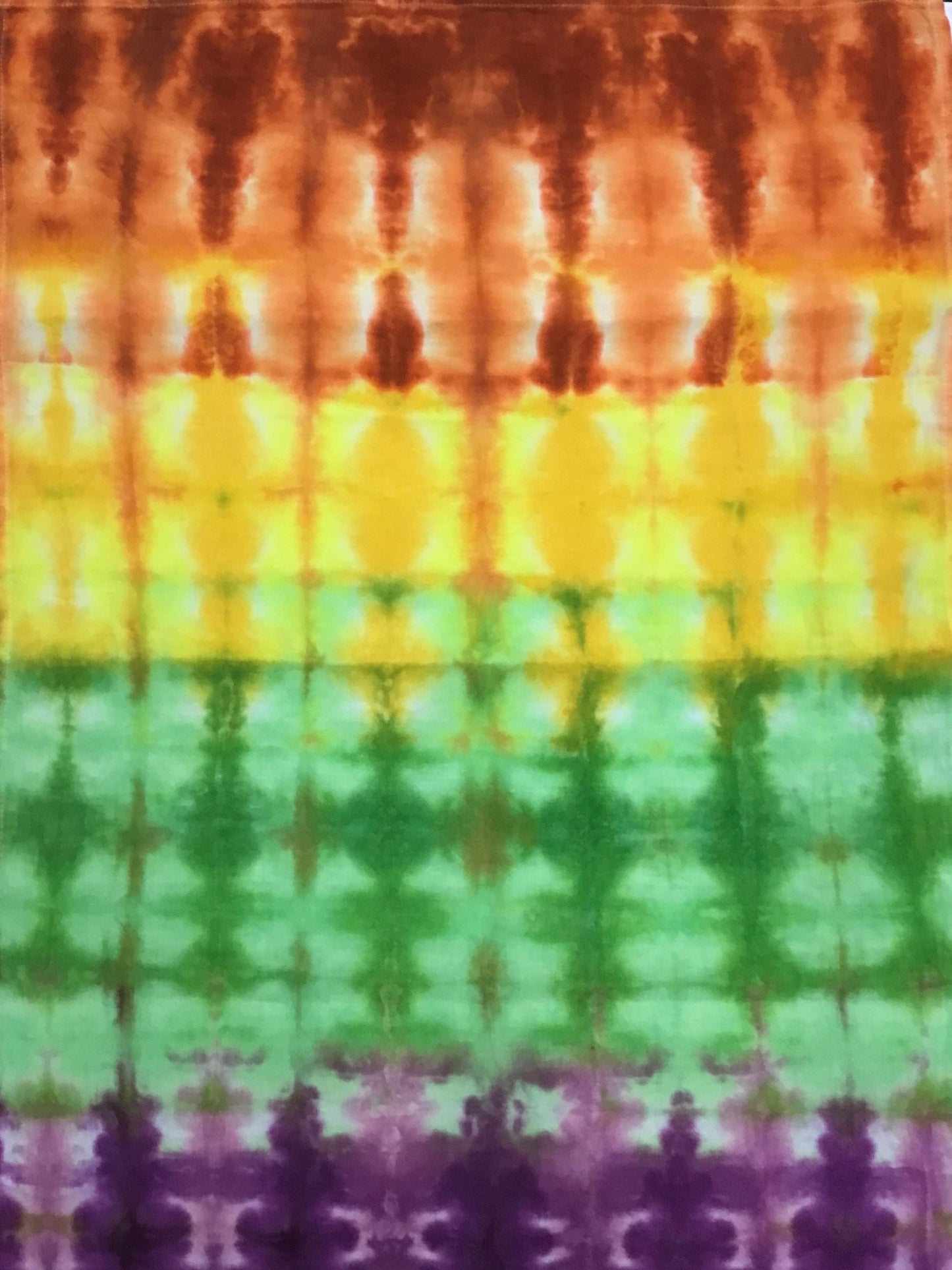 Tie-Dyed Hemp Tea Towels